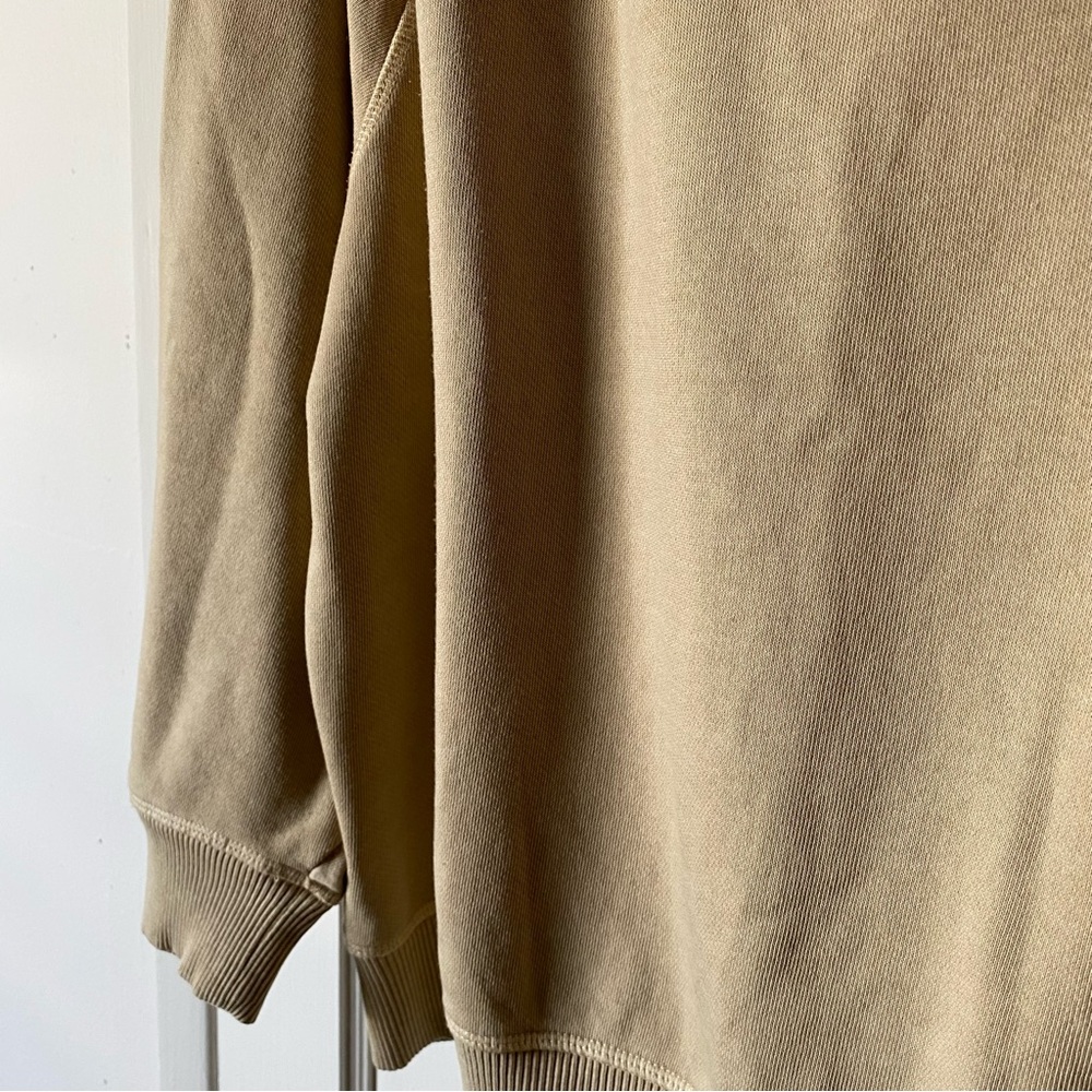 American Eagle This Feels Seriously Lived-In Tan Sweater - Picture 7 of 14